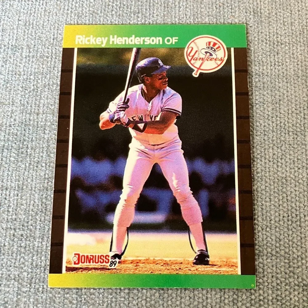 1989 Donruss New York Yankees Baseball Card Trading Card